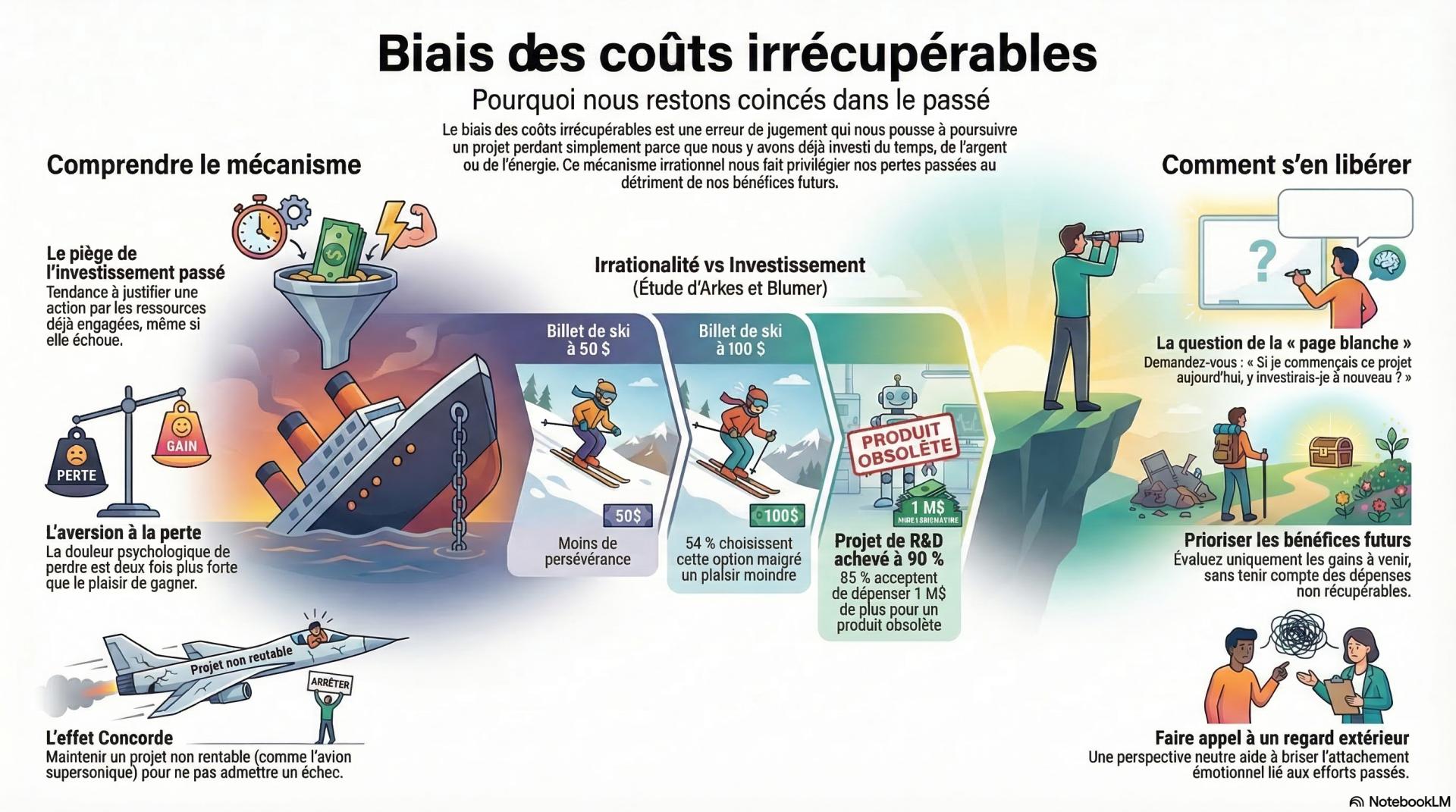 Le biais des coûts irrécupérables