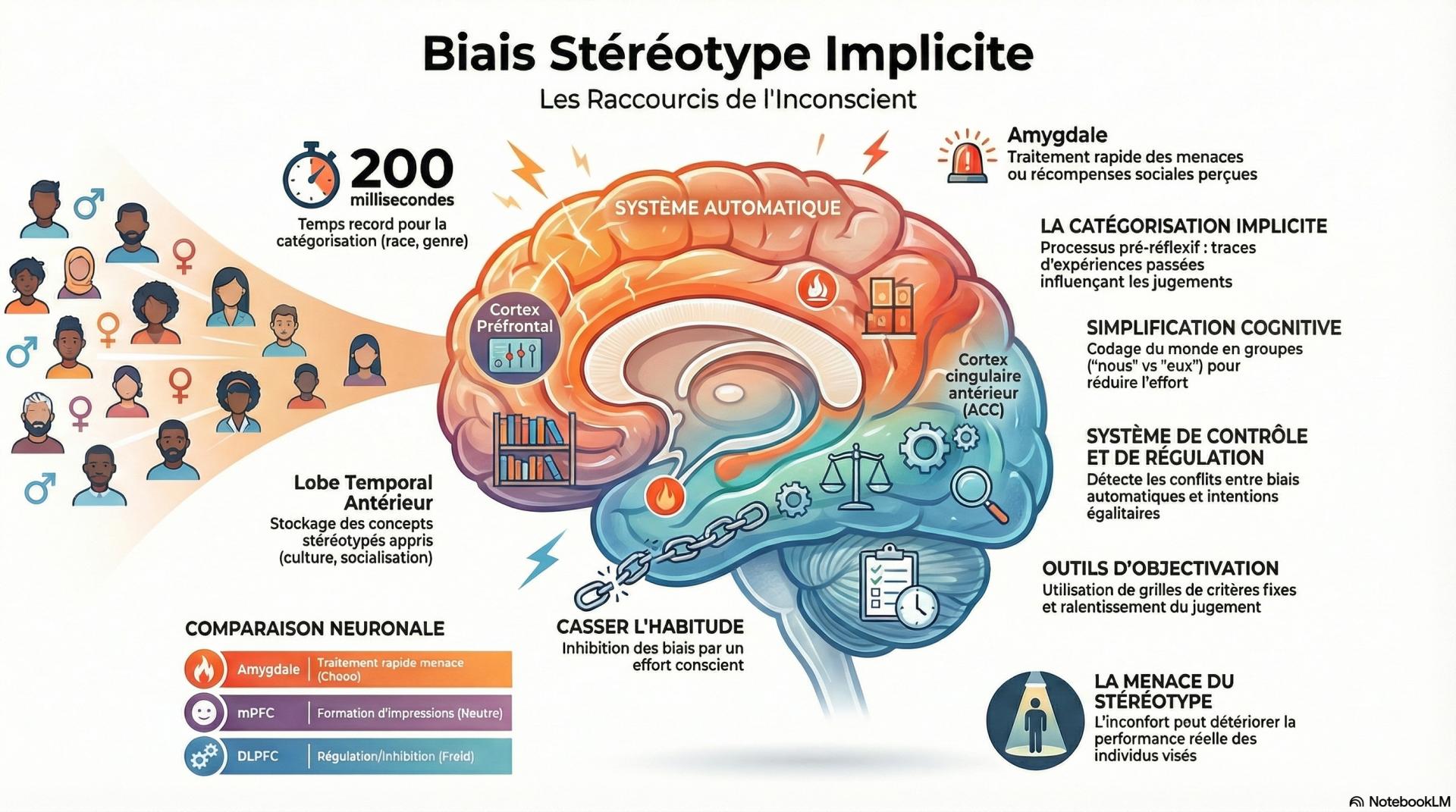 Le biais stéréotype implicite