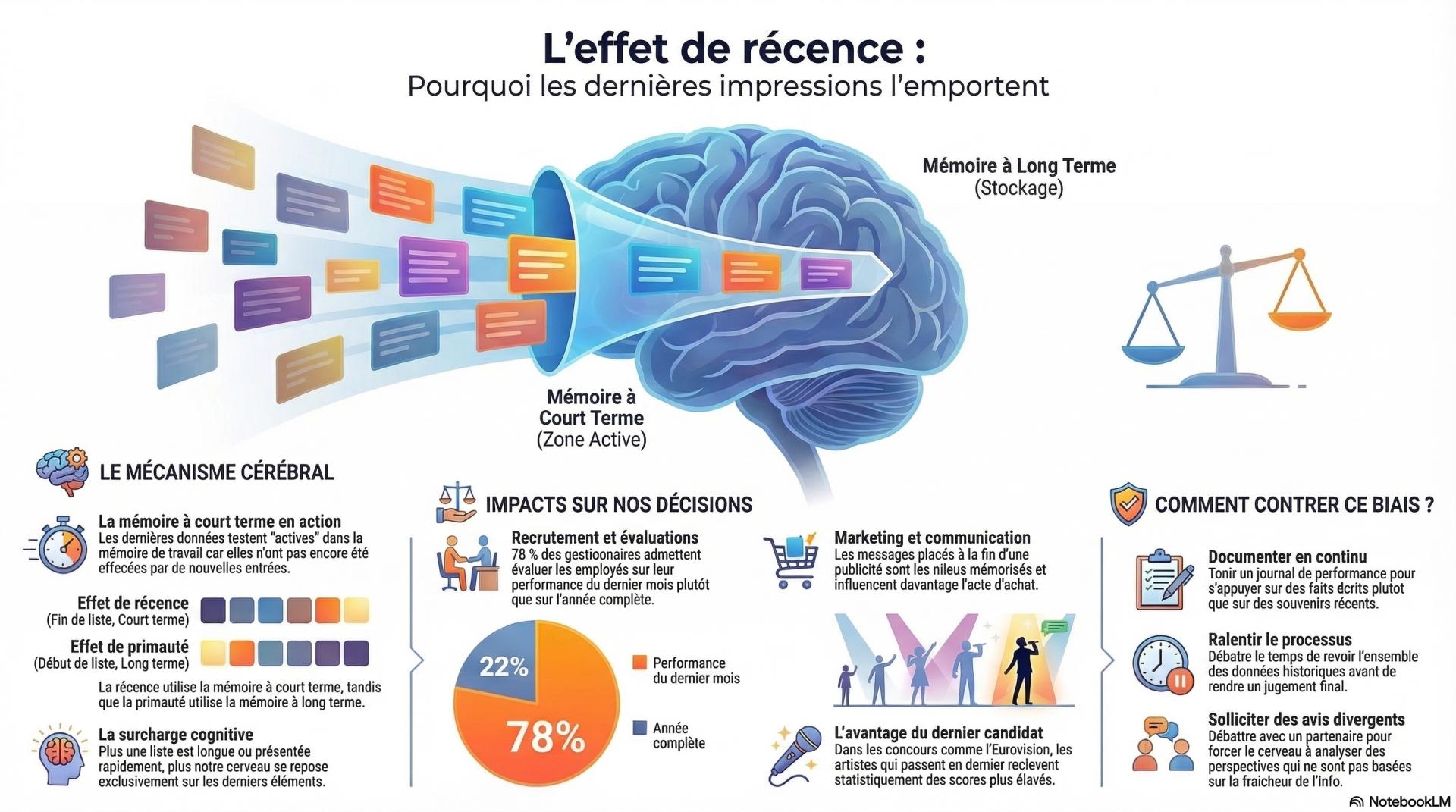L'effet de récence